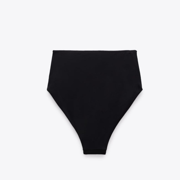 ZARA 2 Piece Bikini Top And Bottom Black - Picture 7 of 7